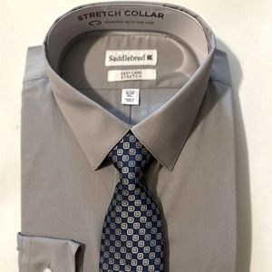 Saddlebred Men’s dress shirt w/tie